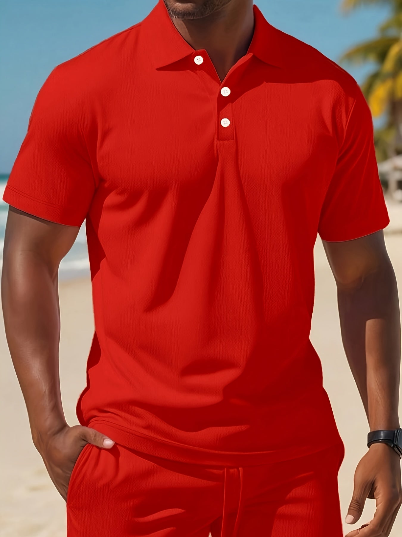 Casual 2-Delige Zomer Set Polo & Shorts