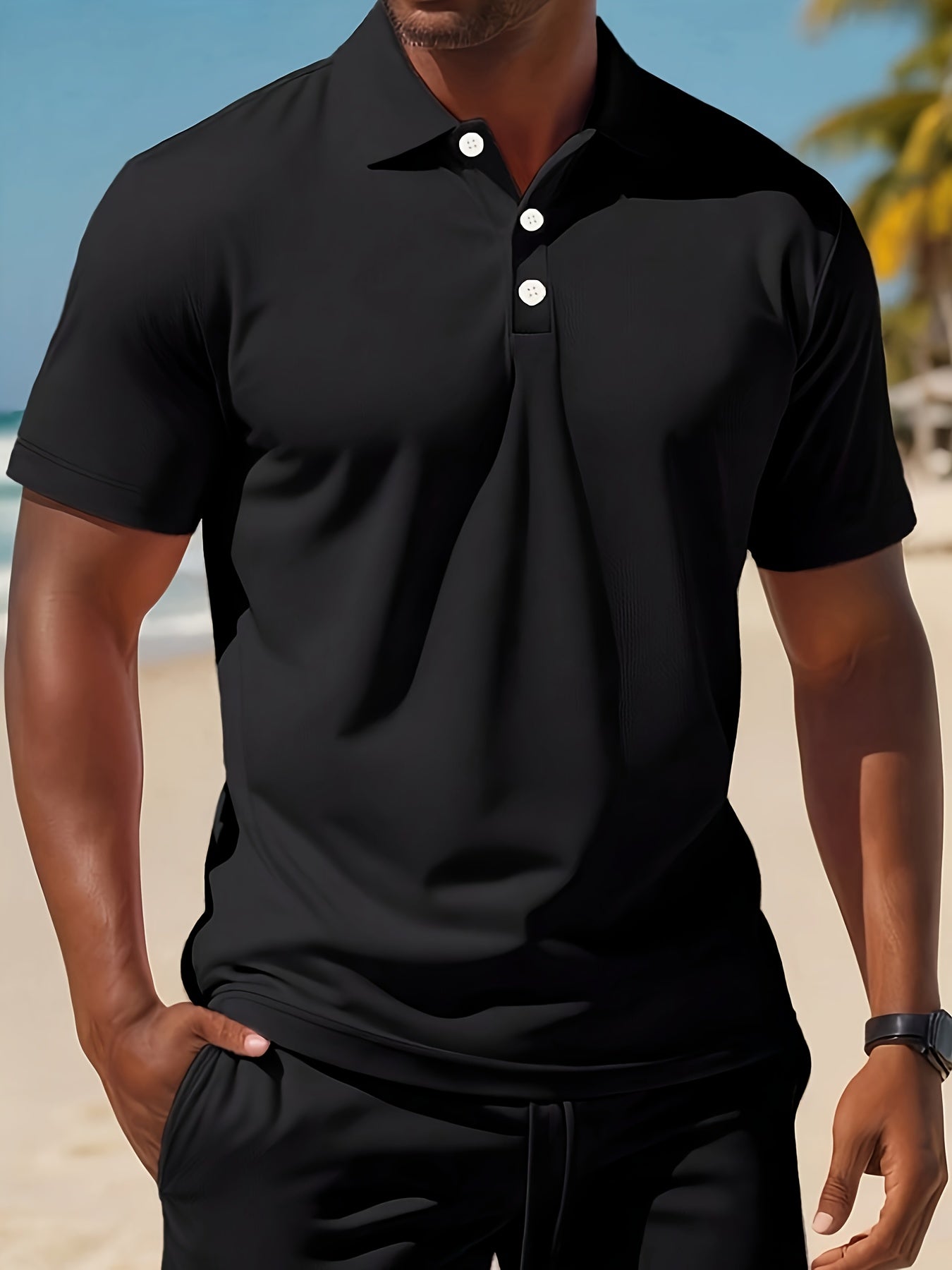 Casual 2-Delige Zomer Set Polo & Shorts