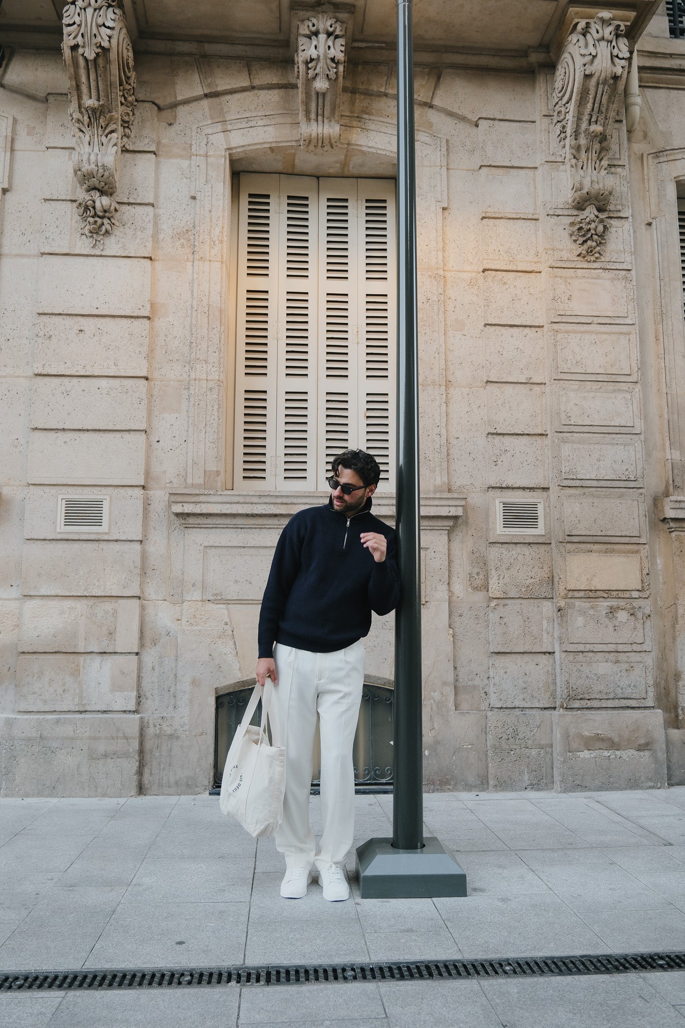 Harbour halfzip - Navy