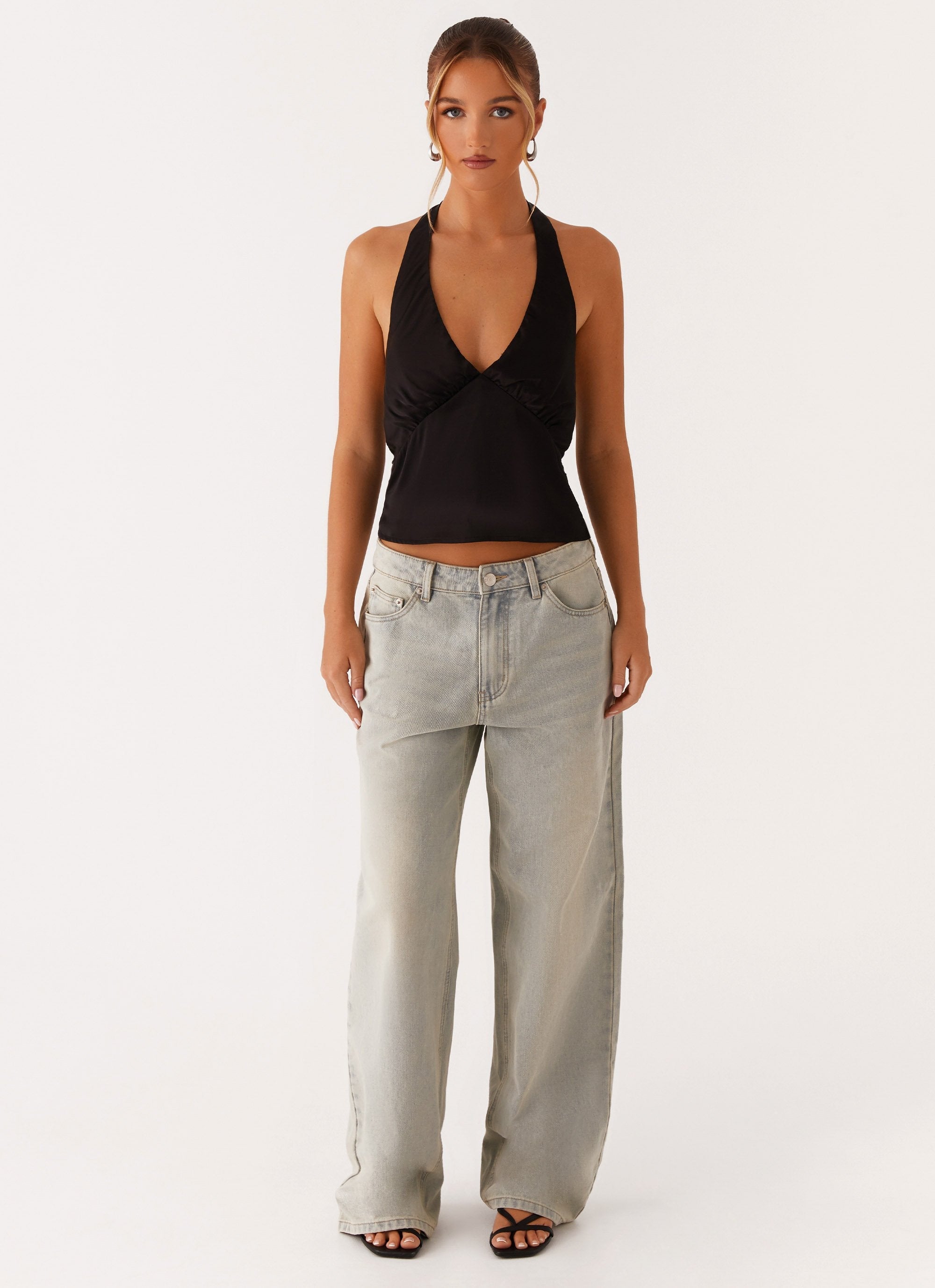Heavy Hearted Top - Zwart