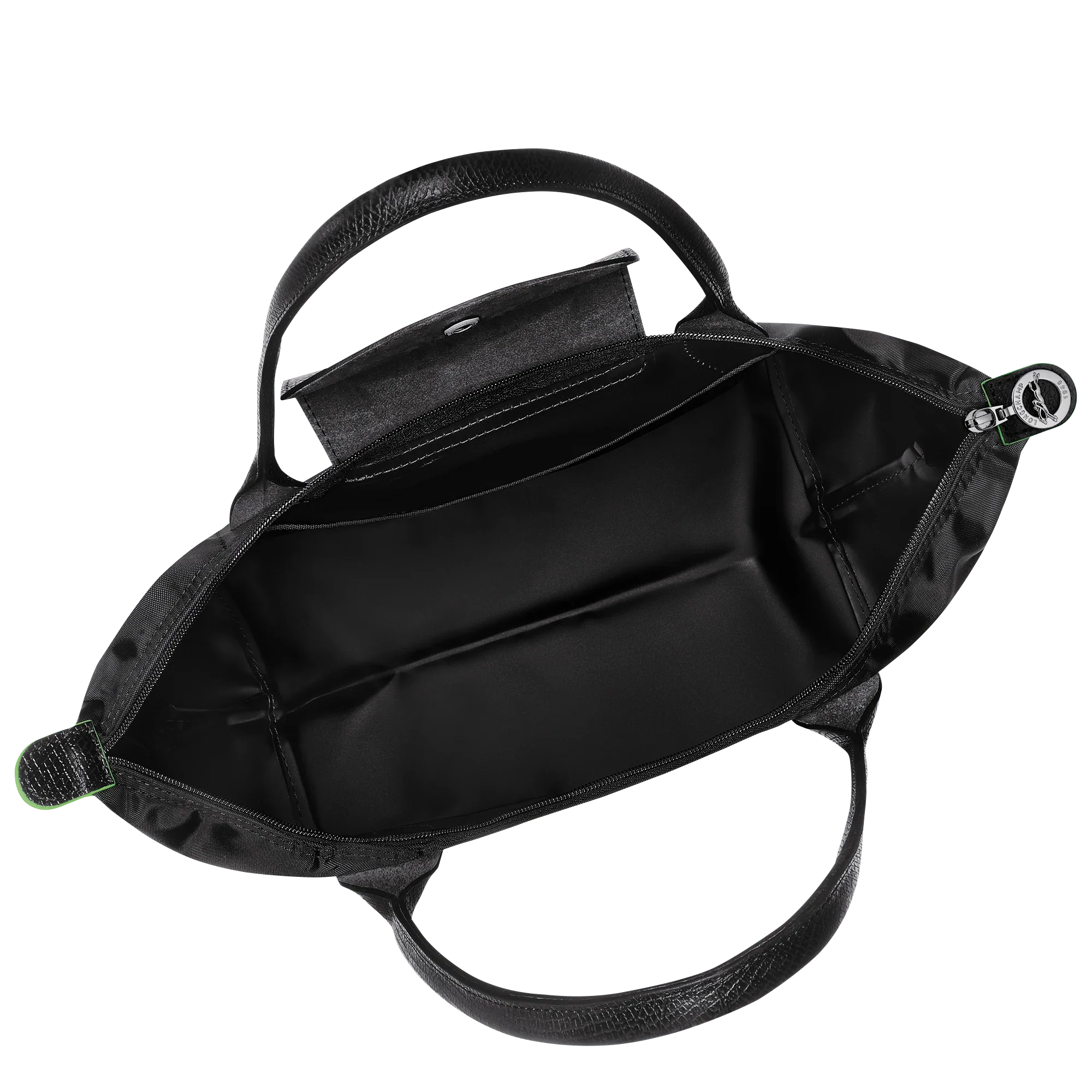 Longchamp - Medium Le Pliage Tote, Black - Recycled canvas