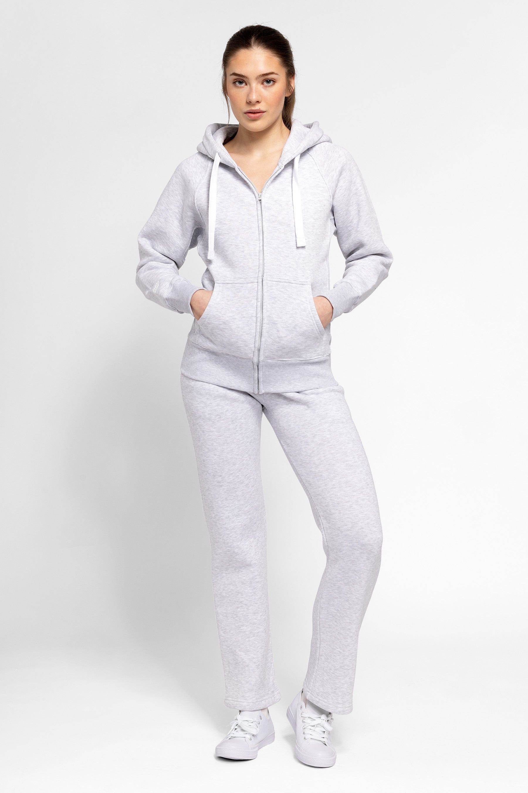 Hoodzip Unisex Original Light Grey