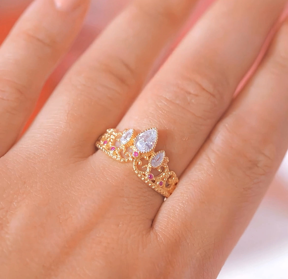 Faro| Verstelbare Kroon Ring