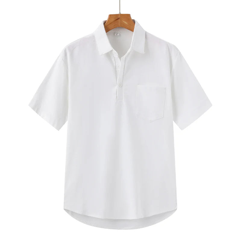 CASABLANCA - LINNEN POLO