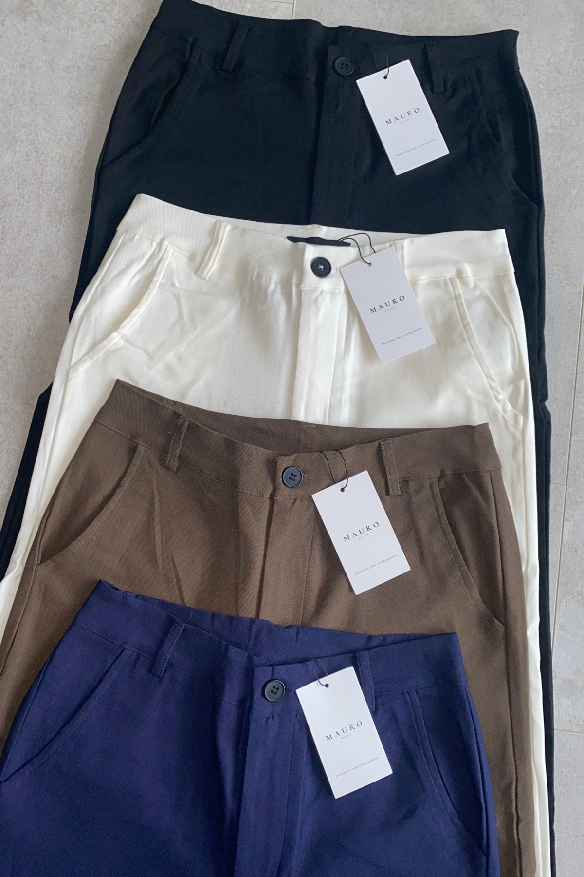 Faro Stretch Pantalon - Zwart