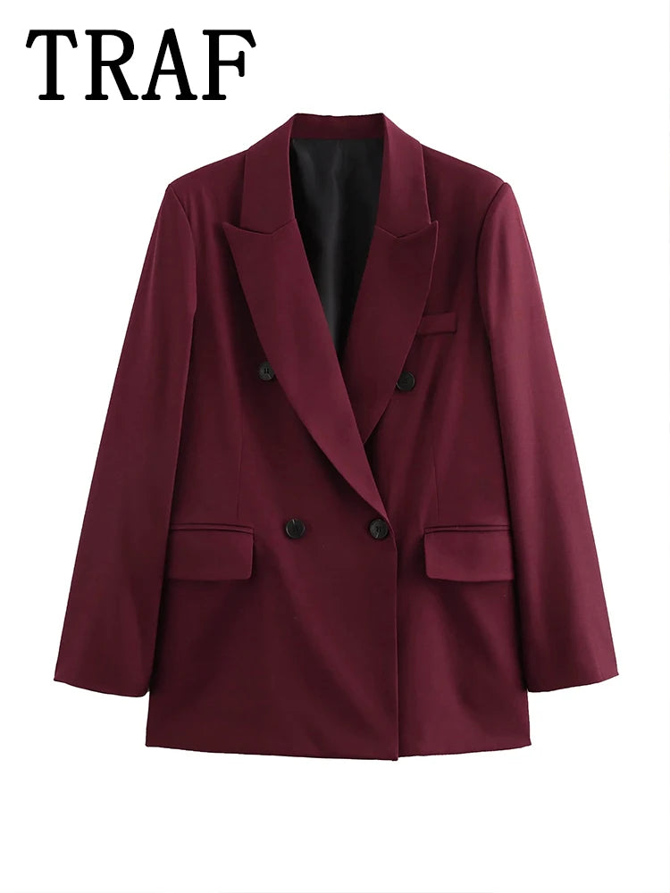 Bordeaux Rode Blazer
