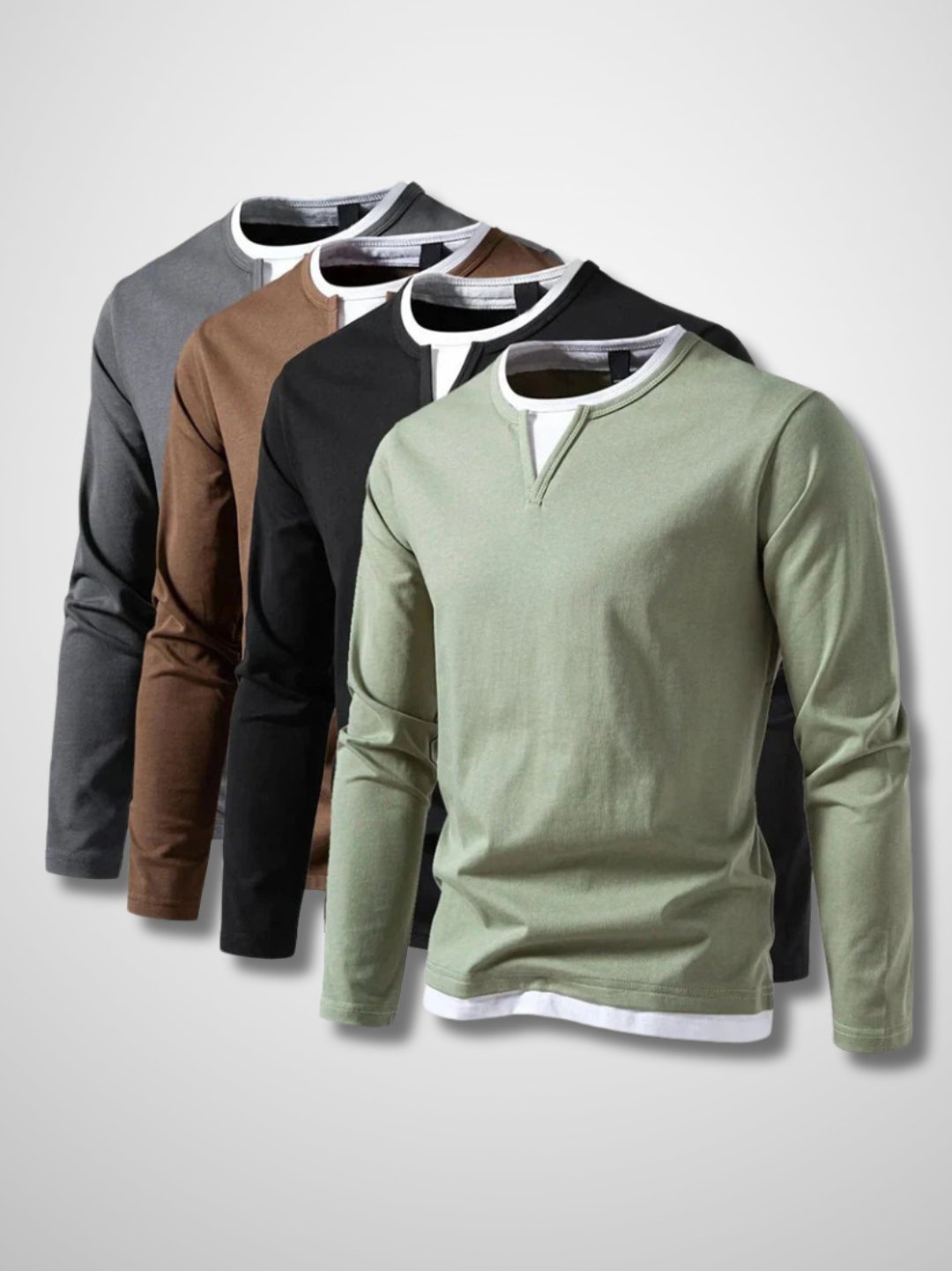 Ryan™ - Trui met lange mouwen en V-hals